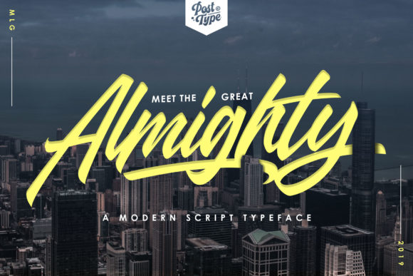 Almighty Font: Bold & Beautiful