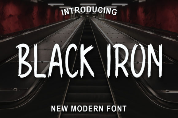 Black Iron Font for Professional Branding