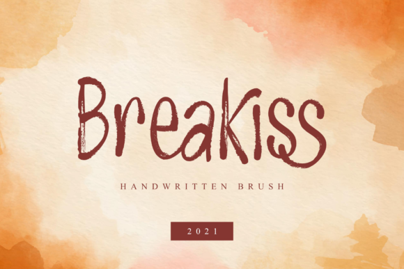 Breakiss: A Sweet Script Font