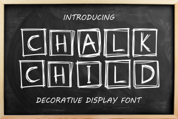 Chalk Child: A Playful Decorative Font