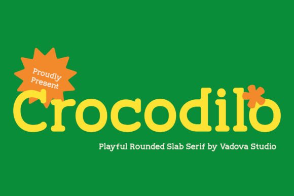 Crocodilo: A Fun Font for Creative Campaigns