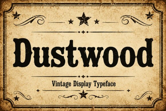 Dustwood: A Whimsical Slab Serif