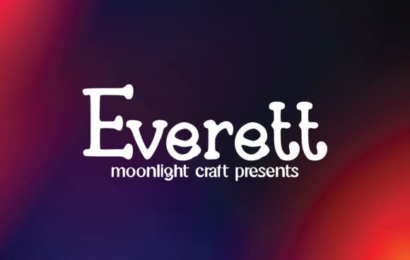 Everett: A Handwritten Font for Creative Expression