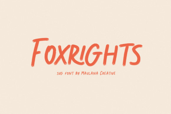 Foxrights Font for Web Design