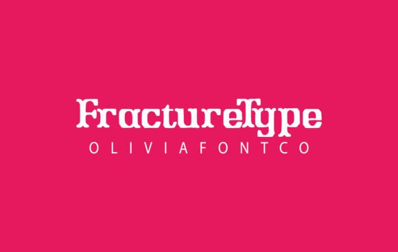 Fracturetype: A Romantic Handwritten Typeface