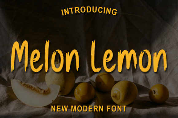 Melon Lemon: A Cool Handwritten Font for Creative Projects