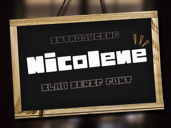 Nicolene: A Bold Display Font for Marketers