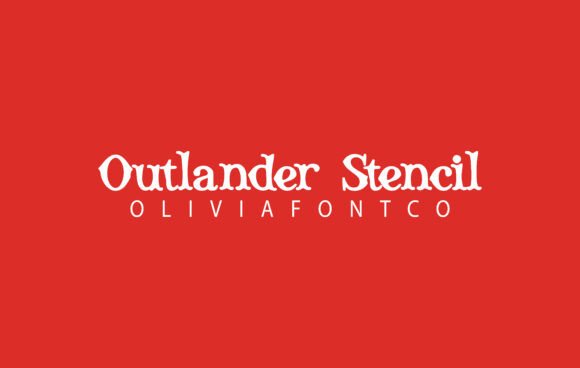 Outlander Stencil: A Handwritten Font for Editorial Design