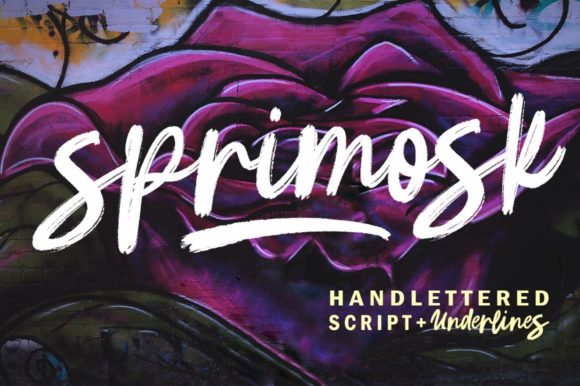 Sprimosk: Urban Handwritten Font