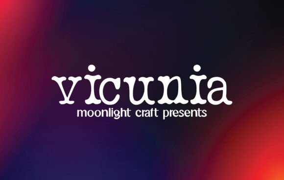 Vicunia: A Beautiful Handwritten Font