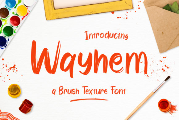 Wayhem: A Bold Handwritten Font for Creative Projects