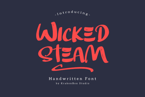 Wicked Steam: A Creative Font for Branding